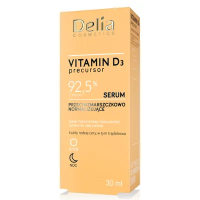 Delia Vitamin D3 Precursor, Serum przeciwzmarszczkowo-normalizujące