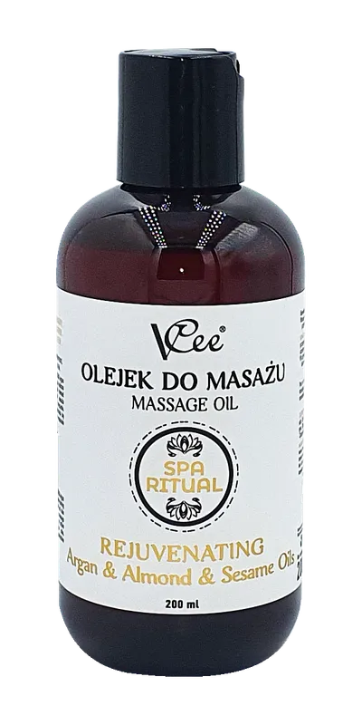 VCee SPA Ritual, Argan & Almond & Sesame Oils, Rejuvenating Massage Oil (Ujędrniający olejek do masażu)