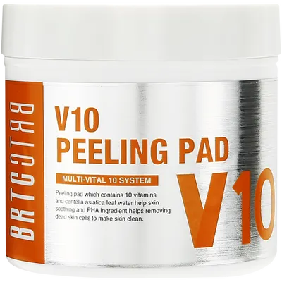 BRTC V10 Peeling Pad (Peelingująco-łagodzące płatki do twarzy)