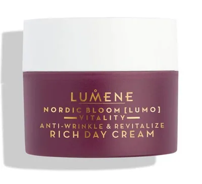 Lumene Nordic Bloom Vitality, Anti-Wrinkle & Revitalize Rich Day Cream (Przeciwzmarszczkowo-rewitalizujący bogaty krem na dzień)