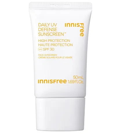 Innisfree Daily UV Defense SunscreEn SPF30 (Codzienny krem przeciwsłoneczny do twarzy SPF 30)