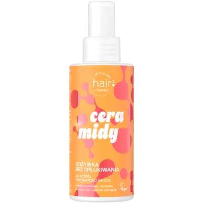 OnlyBio Hair of the Day, Ceramidy, Odżywka bez spłukiwania do każdej porowatości włosa