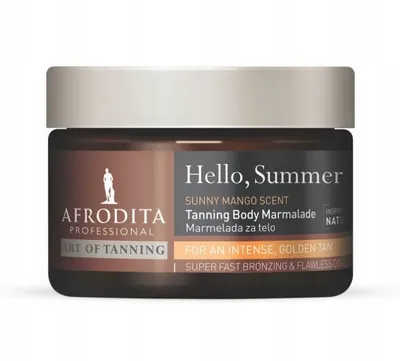 Afrodita Professional Art of Tanning, Hello Summer, Tanning Body Marmelade (Samoopalacz do ciała)