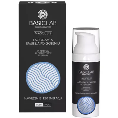 BasicLab Dermocosmetics Masculis, Łagodząca emulsja po goleniu
