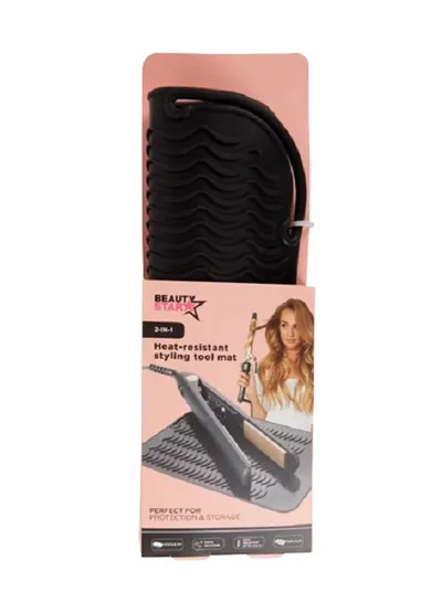 Action Beauty Star, Heat-resistant Styling Tool Mat 2 in 1 (Odporna na ciepło mata do stylizacji)