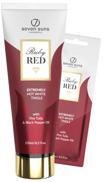 7Suns Cosmetics Ruby Red Extremely Hot Tingle (Balsam do opalania w solarium)