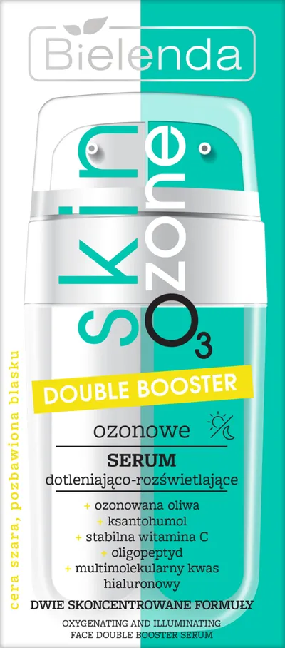 Bielenda Skin O3 Zone, Double Booster, Ozonowe serum dotleniająco-rozświetlające