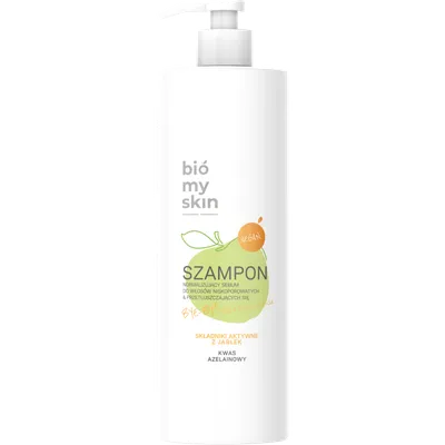 Bio My Skin Szampon normalizujący sebum do włosów niskoporowatych i przetłuszczających się