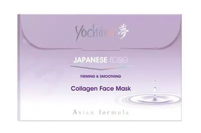 Jacques Battini Yochimu, Japanese Rose Firming & Smoothing Collagen Face Mask (Kolagenowa maska  ujędrniająco-wygładzająca)