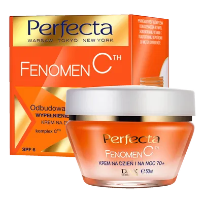 Perfecta Fenomen C, Odbudowa i regeneracja, Krem  na dzień i na noc 70+