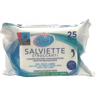 Soft Soft Italy Make-up Remover Wipes (Chusteczki do demakijażu)