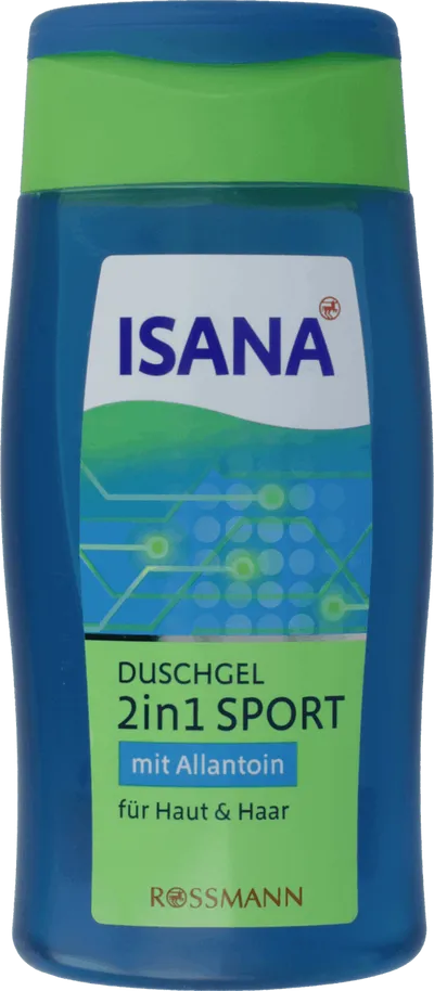 Isana Sport, Duschgel 2 in 1 fur Haut & Haar (Żel pod prysznic 2 w 1)