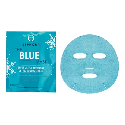 Sephora Collection, The Blue Mask Ultra-toning Effect (Maseczka w płachcie o metalicznej bazie)