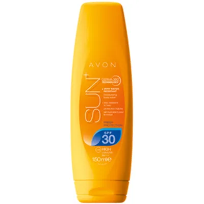 Avon Sun +, Moisturising Body Lotion SPF 30 (Wodoodporny balsam odświeżająco-ochronny)