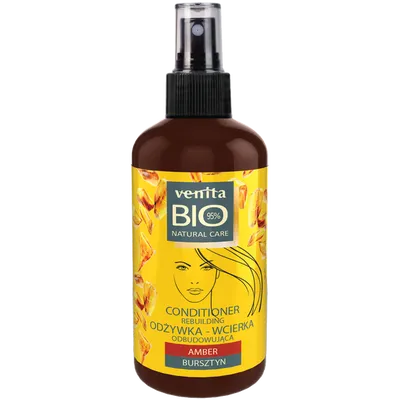 Venita Bio Natural Care, Conditioner Rebuilding Amber (Odbudowująca odżywka - wcierka do włosów `Bursztyn`)