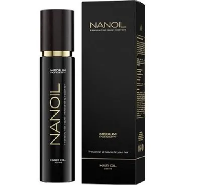Nanoil Hair Oil Medium Porosity (Olejek do włosów średnioporowatych)