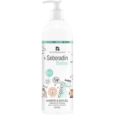 Seboradin Bebe, Szampon i żel do mycia 2 w 1