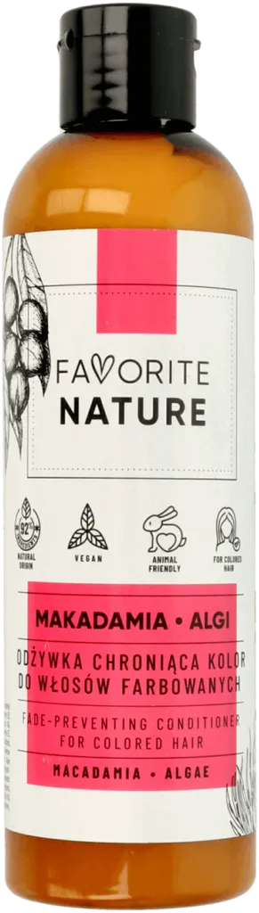 Favorite Nature Odżywka chroniąca kolor do włosów farbowanych `Makadamia i algi`