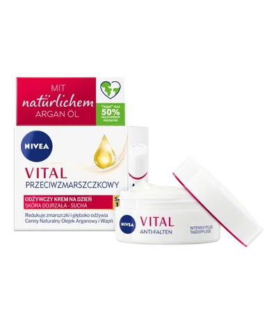 Nivea Vital, Przeciwzmarszczkowy odżywczy krem na dzień SPF 15