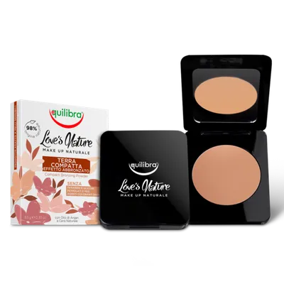 Equilibra Love's Nature Make Up Naturale, Compact Bronzing Powder (Bronzer)