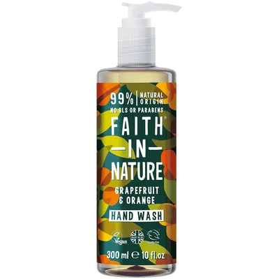 Faith In Nature Grapefruit & Orange Hand Wash (Płyn do mycia rąk z organicznym olejkiem grejpfrutowym i pomarańczowym)