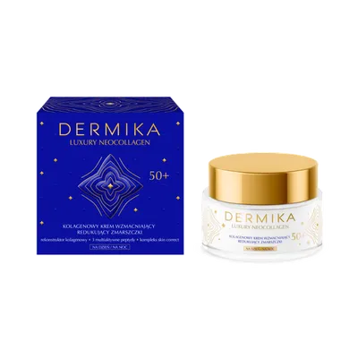Dermika Luxury Neocollagen, Kolagenowy krem wzmacniający 50+