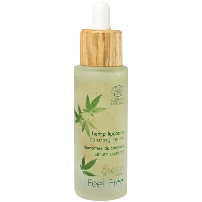 Feel Free Green Leaves, Hemp Liposome Calming Serum (Łagodzące serum do twarzy)