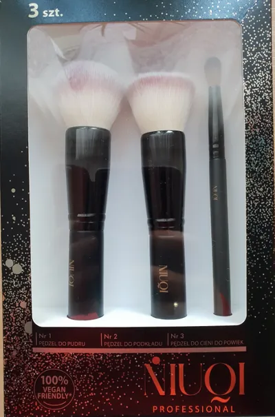 Niuqi Professional, Zestaw pędzli do makijażu