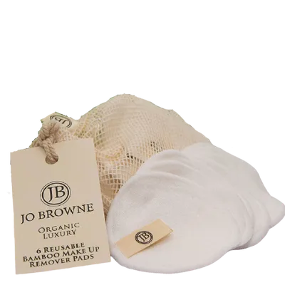 Jo Browne Organic Luxury, Reusable Bamboo Make Up Remover Pads (Płatki oczyszczające)