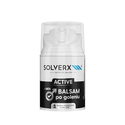 Solverx For Men, Active, Balsam po goleniu