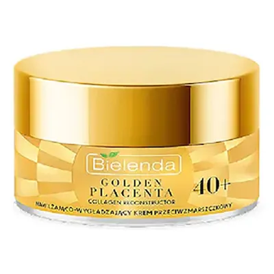 Bielenda Golden Placenta Collagen Reconstructor, Nawilżająco-wygładzający krem przeciwzmarszczkowy 40+