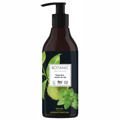Botanic Skin Food Naturalne mydło do rąk `Melisa i herbata Matcha`