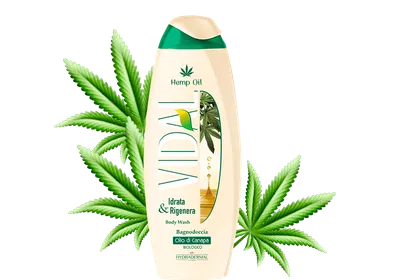 Vidal Hemp Oil Shower Gel (Żel pod prysznic `Olej konopny`)