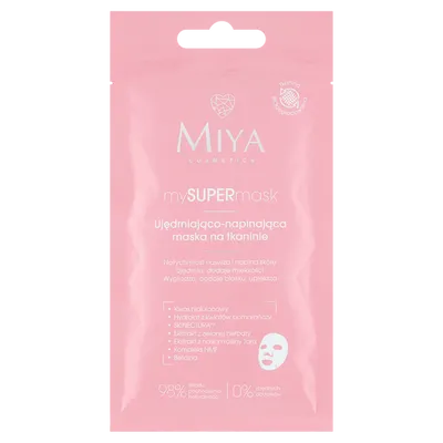 Miya Cosmetics mySUPERmask, Ujędrniająco-napinająca maska na tkaninie