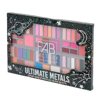 Fab Factory Ultimate Metals, Luxery Make-up Palette (Paleta do makijażu twarzy)