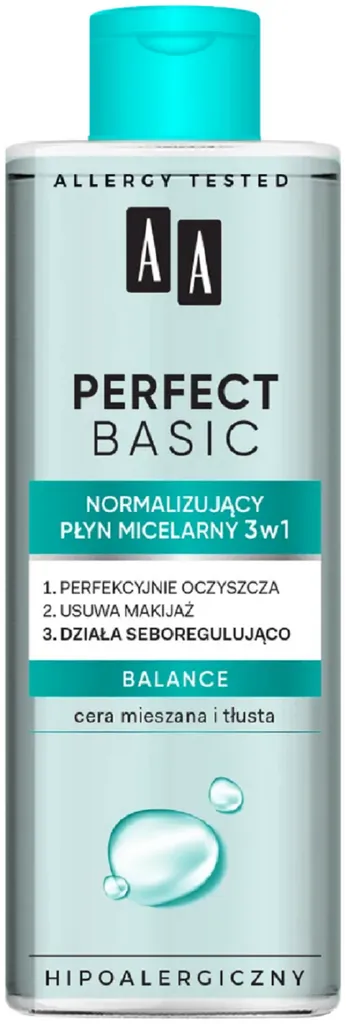 AA Perfect Basic, Normalizujący płyn micelarny 3 w 1 `Balance`