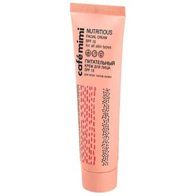 Cafe Mimi Nutritious, Krem do twarzy SPF 15