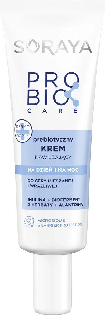 Soraya Probio Care, Prebiotyczny krem nawilżający do cery mieszanej i wrażliwej