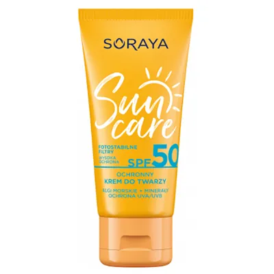 Soraya Sun Care, Ochronny krem do twarzy z algami morskimi SPF 50