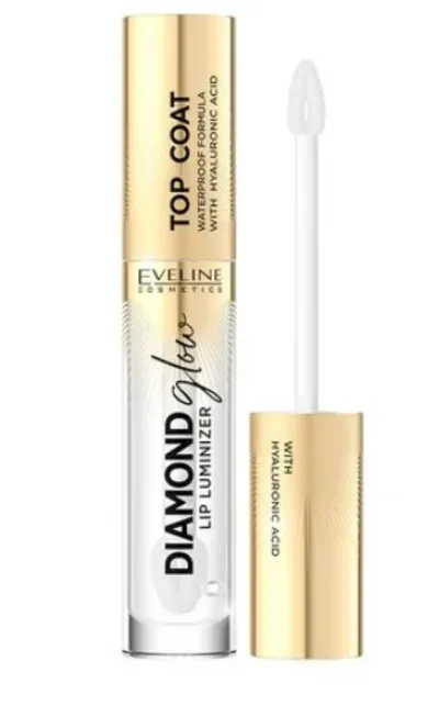 Eveline Cosmetics Diamond Glow Lip Luminizer (Błyszczyk do ust z kwasem hialuronowym)