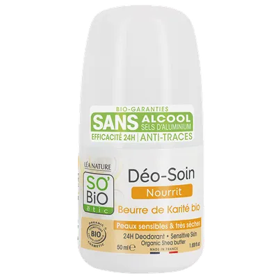 SO'BiO Etic Deo-soin Nutrition Beurre de Karite (Dezodorant w kulce z masłem shea)