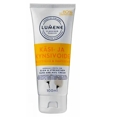Lumene Klassikko, Glow and Strenghten Nail and Hand Cream (Krem do rąk i paznokci)