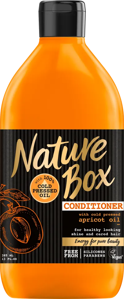 Nature Box Nadająca blasku odżywka do włosów z olejem z moreli