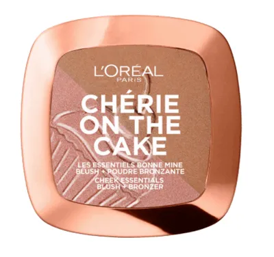 L'Oreal Paris Cherie On The Cake, Cheek Essentials Blush + Bronzer (Róż-bronzer 2 w 1)