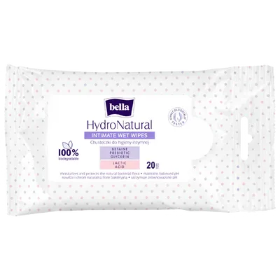Bella HydroNatural Intimate Wet Wipes (Chusteczki do higieny intymnej)