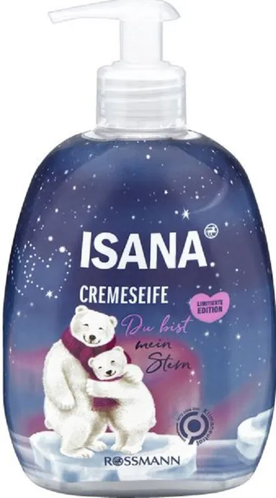 Isana Du bist mein Stern Cremeseife (Kremowe mydło w płynie)