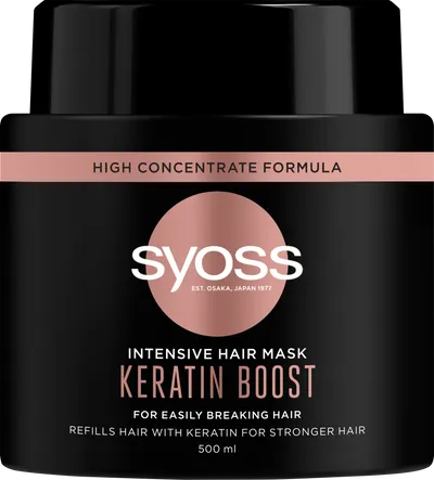 Syoss Keratin Boost, Intensive Hair Mask (Intensywnie wzmacniająca maska)