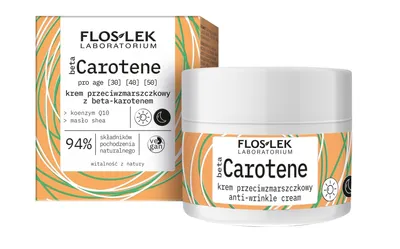 Floslek Beta Carotene Pro Age,  Krem przeciwzmarszczkowy z beta-karotenem na dzień i na noc