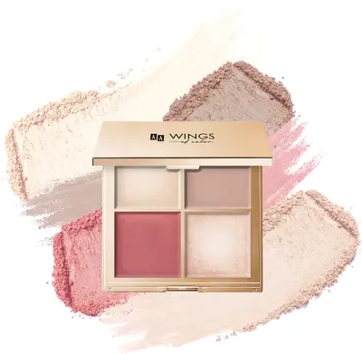AA Wings of Color Star Secrets, by Magda Pieczonka, Baked Face Palette (Wypiekana paleta do konturowania twarzy)