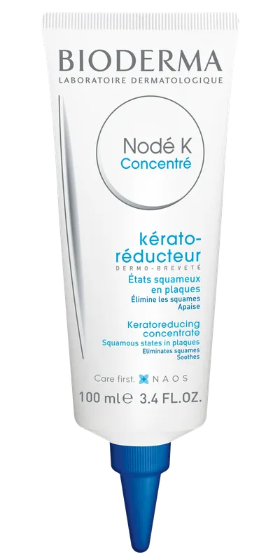 Bioderma Node K, Concentre (Łagodząca emulsja przeciwświądowa eliminująca łuski i zapobiegająca nawrotom suchego łupieżu)